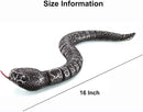 16 Inch Rechargeable RC Snake Toy Realistic Remote Control With Egg Shape Infrared Controller Terrifying Toys - TUZZUT Qatar Online Shopping