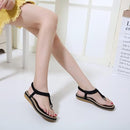 T-Strap Flip Flops Flat Sandals FS789 - TUZZUT Qatar Online Shopping