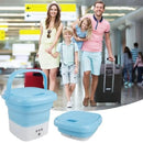 Mini Folding Washing Machine For Clothes With Bucket Washing - TUZZUT Qatar Online Shopping