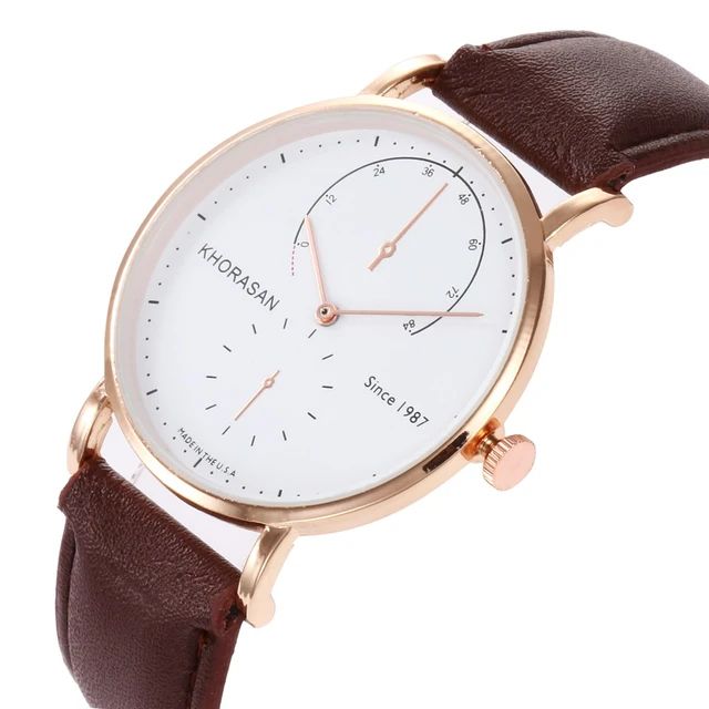 Men's Wristwatch Leather Watch For Men's Quartz Analog Wrist Watch Fashion Quartz Wristwatches S4772566 - Tuzzut.com Qatar Online Shopping