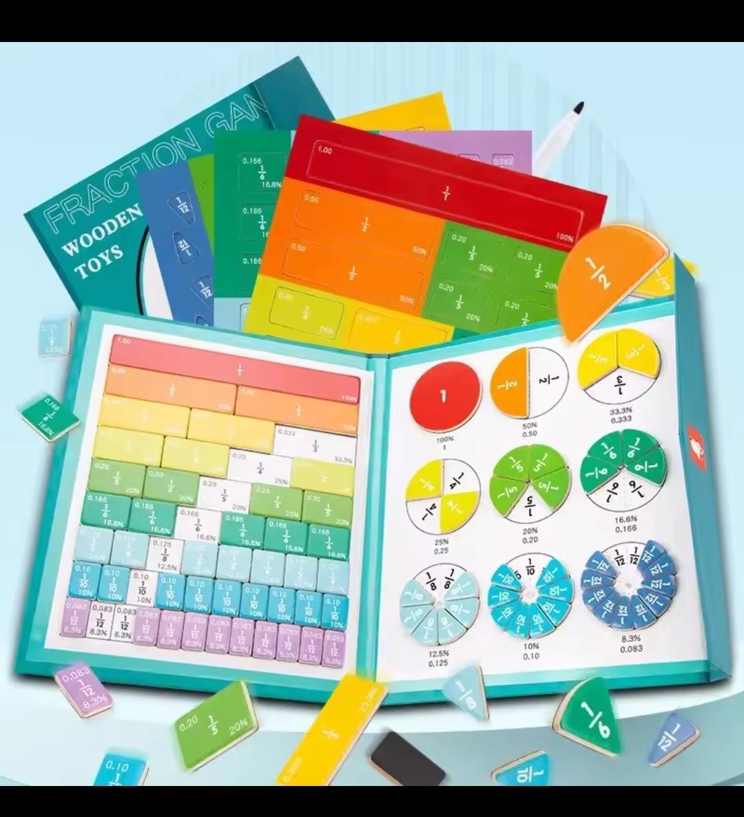 Fraction Game Learning Toys For Kids Fraction Game Learning Toys For Kids
