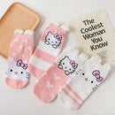 4 Pairs Socks for Women, Three-dimensional Ears, Cotton Socks, Short Tube, Children's Socks, Kawaii Pink Socks  S4856690 - TUZZUT Qatar Online Shopping