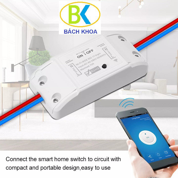 Smart Life or Tuya Smart app wifi timer switch turns the device on and off automatically using a 3G wifi phone S4226911 - Tuzzut.com Qatar Online Shopping