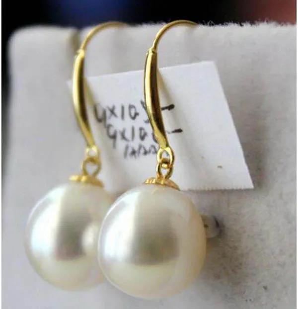 Stunninga Pair Of 12-13mm Natural Baroque White Pearl Earring -S4768147 - Tuzzut.com Qatar Online Shopping