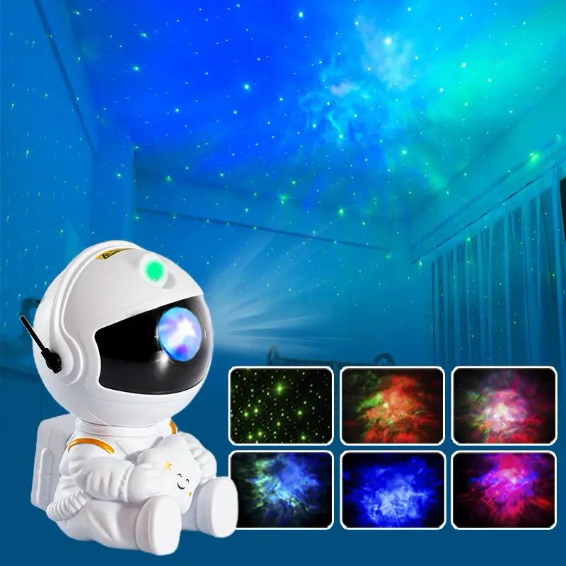 Galaxy Star Projector LED Night Light Starry Sky Mini Astronaut Porjectors Lamp