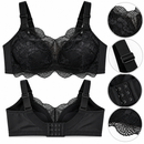 Women's Black Floral Lace Bra L07