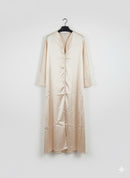 Women's Long Dress Solid Color 52879 - TUZZUT Qatar Online Shopping