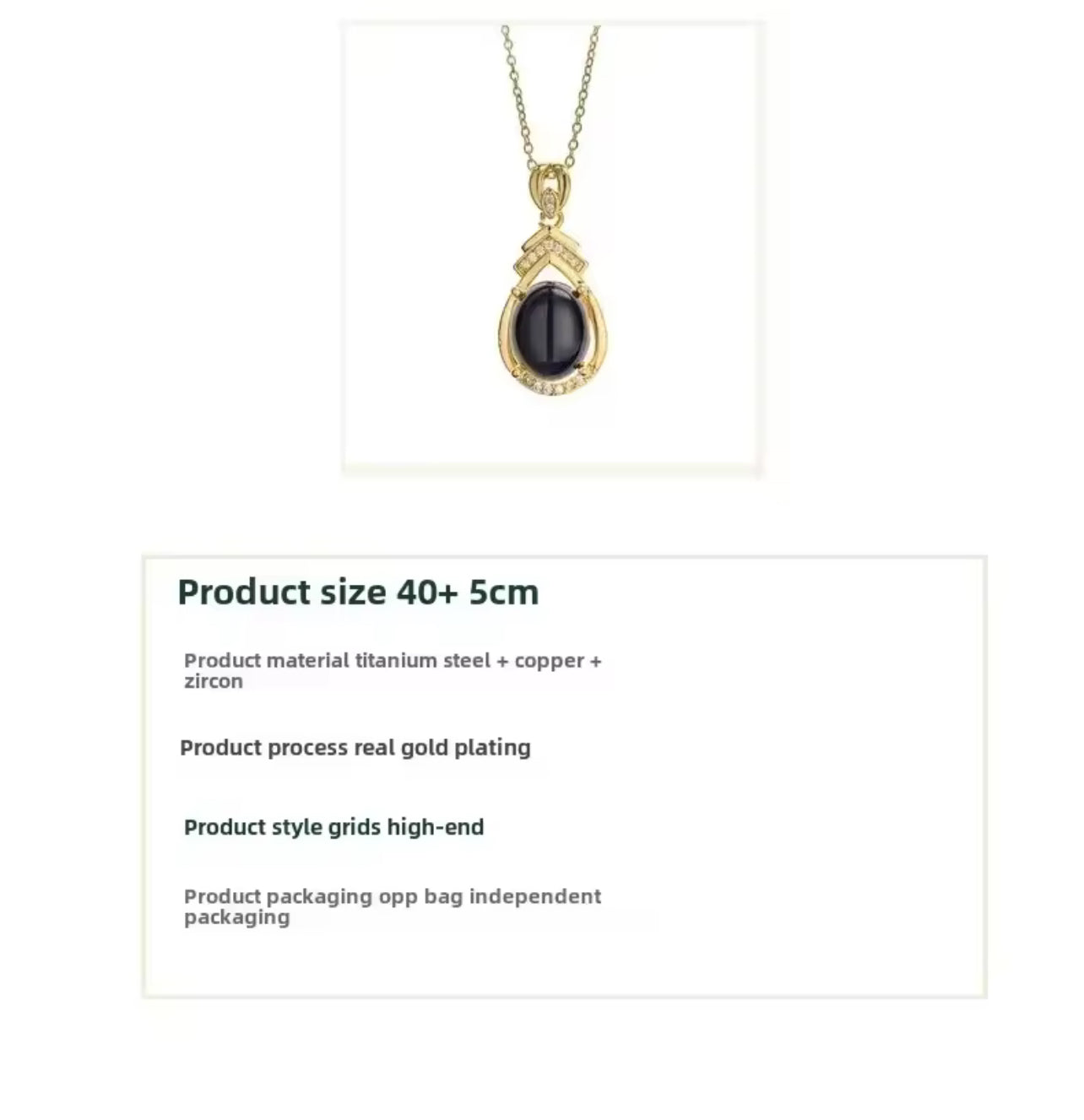 1PC Elegant Versatile High-End Feel Necklace S57356 1PC Elegant Versatile High-End Feel Necklace S57356