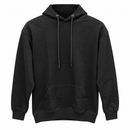 Men’s Plain Black Pullover Hoodie QXY9581 - M