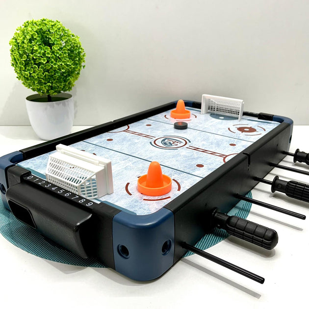 5-in-1 Multi Table Top Game Set For Kids 962-5 (Football, Curling , Ice Hockey, Bowling & Basketball ) - TUZZUT Qatar Online Shopping