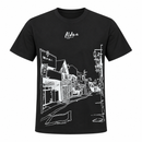 Men Black Urban Street-Print T-Shirt S4558670 - M