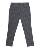 Summer Men's Slim Casual Pants Button Zipper Placket Plaid Print Solid Color Fashion Pencil Pants Business Work Casual Youth L S2701624 - Tuzzut.com Qatar Online Shopping