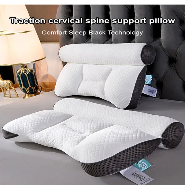 Orthopedic Bed Pillow Ergonomic Cervical Support Anti-traction