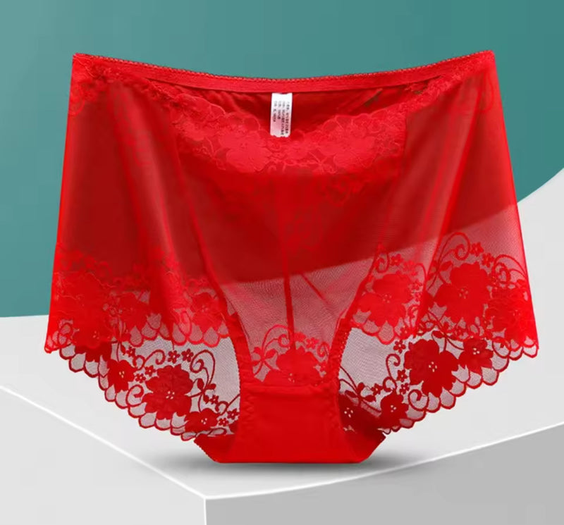 1pc High Waist Lace Underwear Women 121833 - TUZZUT Qatar Online Shopping