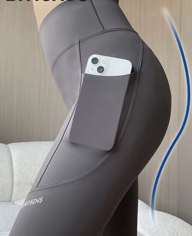 Side Pocket Shark Leggings Women 5226(WAA0242BE) - TUZZUT Qatar Online Shopping