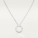 LOVE Pendant White Gold Necklace S503813624 - TUZZUT Qatar Online Shopping