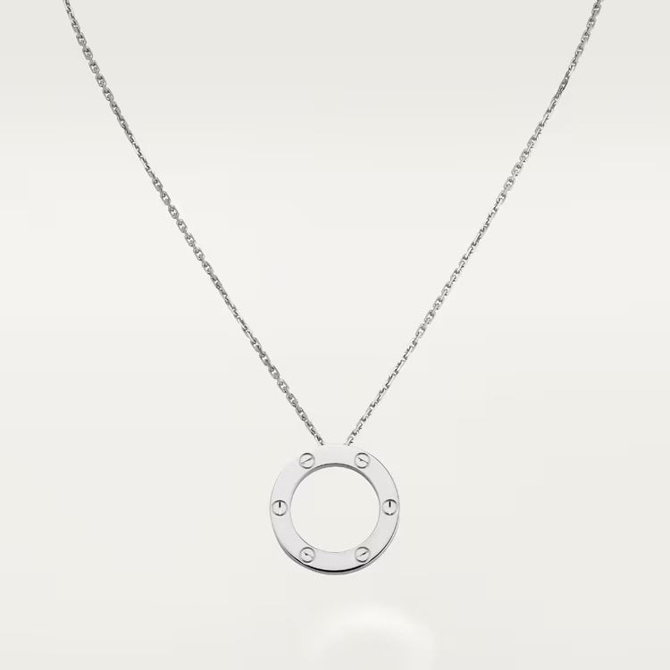 LOVE Pendant White Gold Necklace S503813624