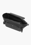 Solid Shoulder Bag with Detachable Strap and Flap Closure B6623 - TUZZUT Qatar Online Shopping