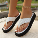 Thick-soled Flip-Flop Sandals FS26 - TUZZUT Qatar Online Shopping