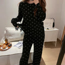 2 Pcs Women 's Long Sleeve Sleep Set 468390 - TUZZUT Qatar Online Shopping