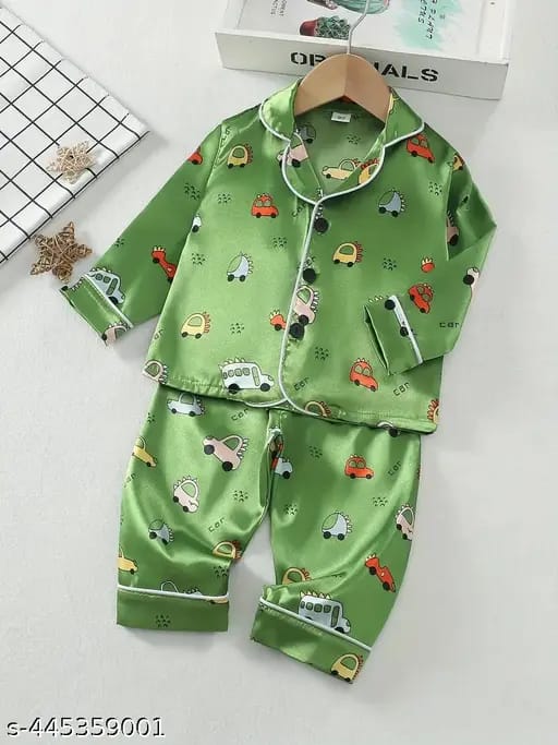 Kids Boys and Girls Unisex nightsuit 2 Piece Set 545098 Kids Boys and Girls Unisex nightsuit 2 Piece Set 545098