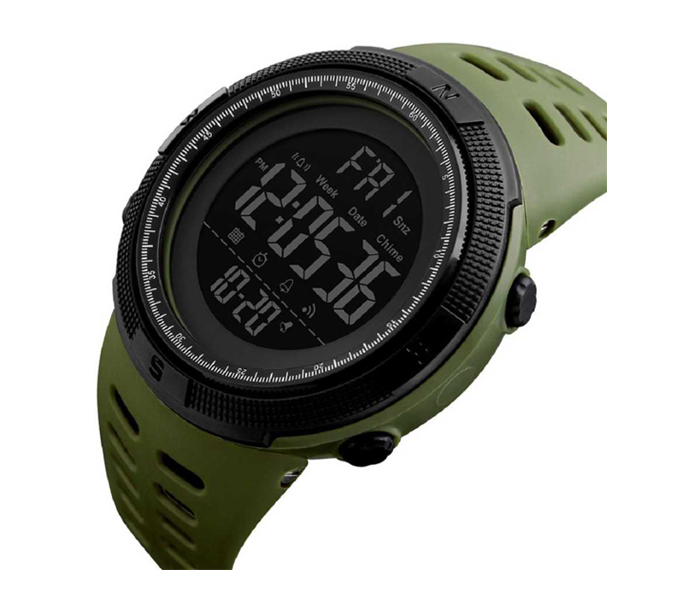 SKMEI Army Green Digital Watch W7505 - TUZZUT Qatar Online Shopping