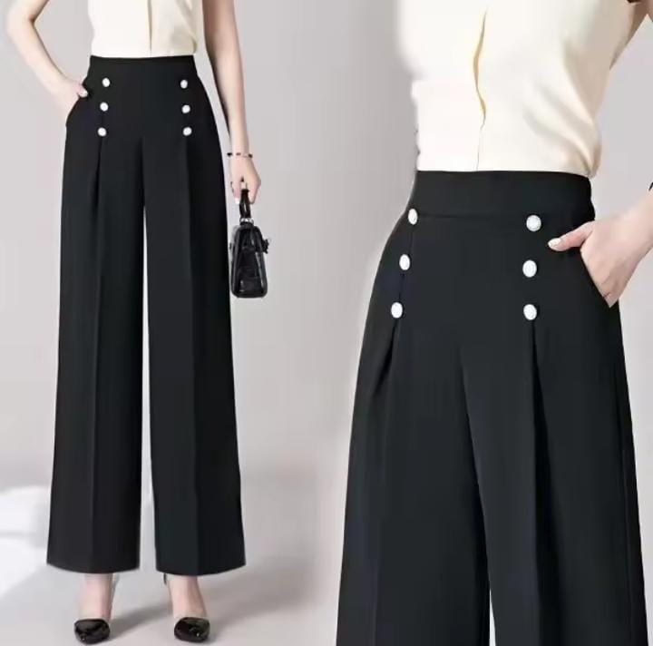 Women's Wide Leg Pants Casual Trousers B242833 Women's Wide Leg Pants Casual Trousers B242833