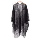 Women's Breathable Hollow Flower Lace Shawl S4632460 - TUZZUT Qatar Online Shopping
