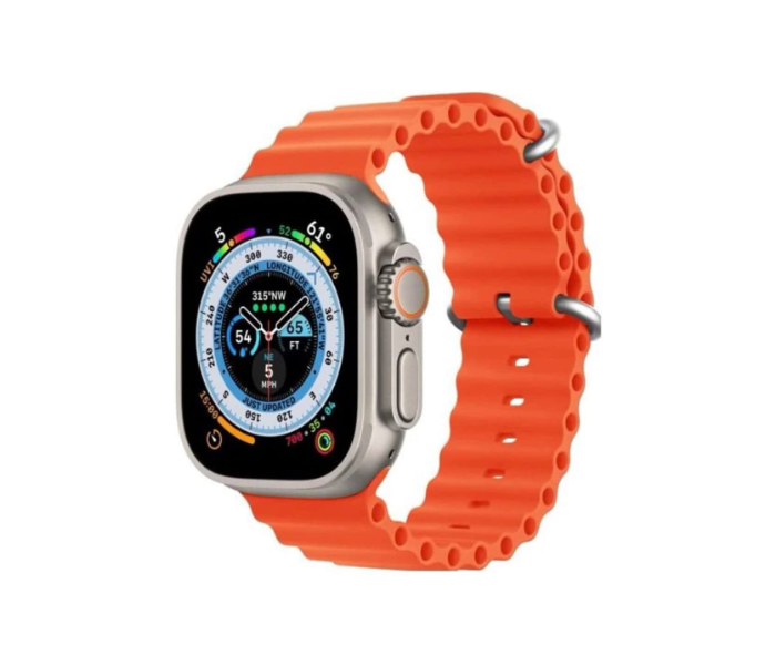 Haino Teko Germany GP8 Smart Watch Ultra with Two Set Strap and Bluetooth Wireless Earphone Combo - Tuzzut.com Qatar Online Shopping