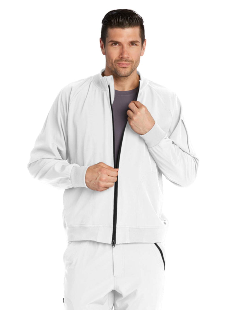 Mens Neck Zip Bomber Jacket  KL-8596 - TUZZUT Qatar Online Shopping