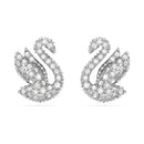 Swan Stud Earrings DN2061 - TUZZUT Qatar Online Shopping