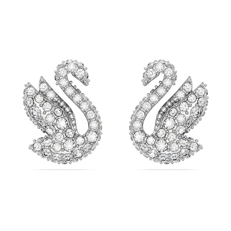 Swan Stud Earrings DN2061 - TUZZUT Qatar Online Shopping
