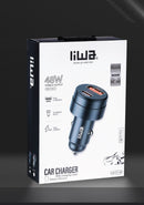 Liwa PD Car Adapter 48W /USB / C+Lightning /LW-CC-48 - TUZZUT Qatar Online Shopping