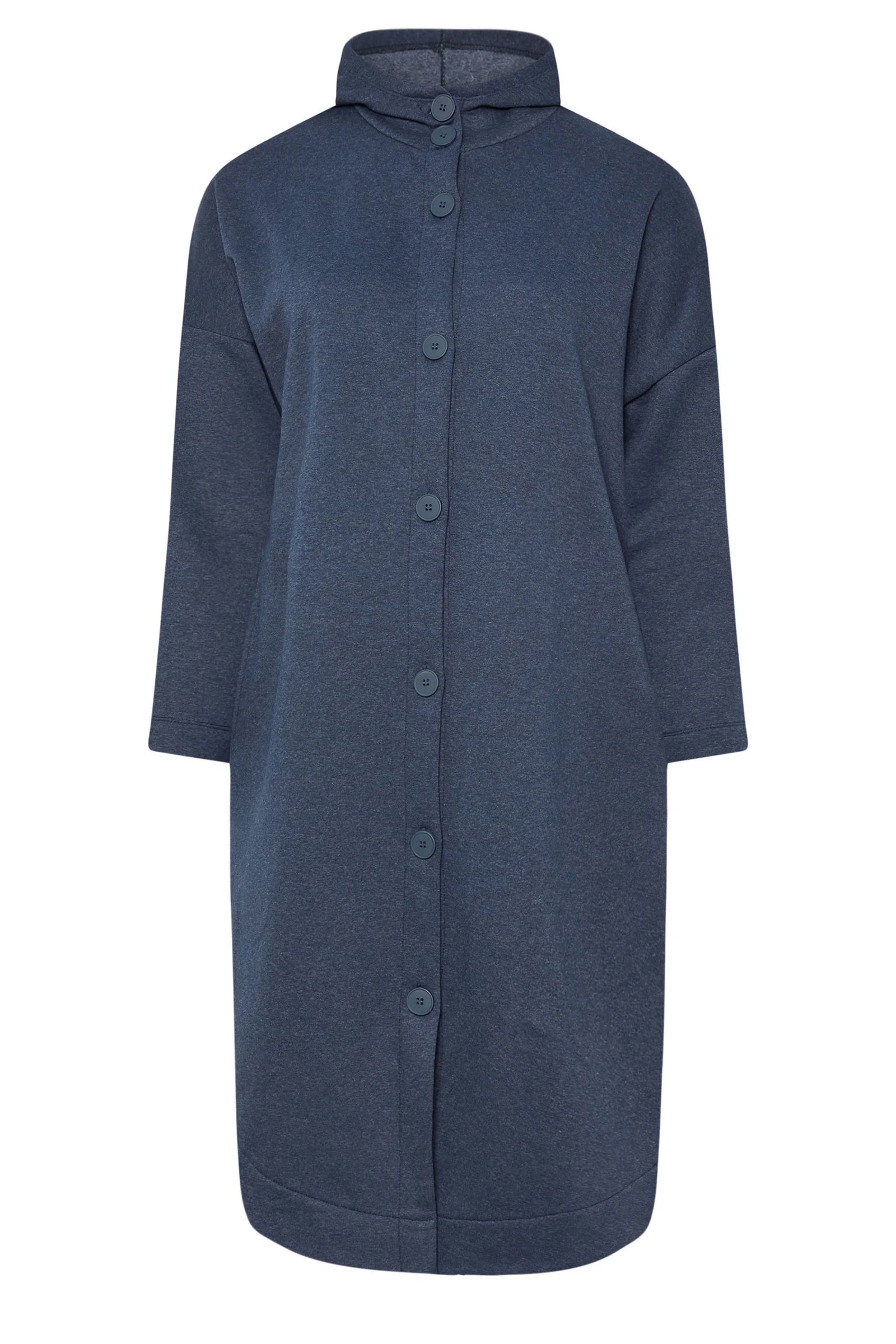 Curve Button Through Hooded Maxi Jacket 55943 Curve Button Through Hooded Maxi Jacket 55943
