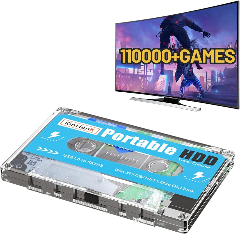 Kinhank 500G HDD Portable Game Drive 7357 - TUZZUT Qatar Online Shopping