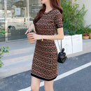 Women's Short Sleeve Tea Dresses L 395620 - TUZZUT Qatar Online Shopping