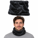 Black Plush Fleece Neck Warmer MF 1926