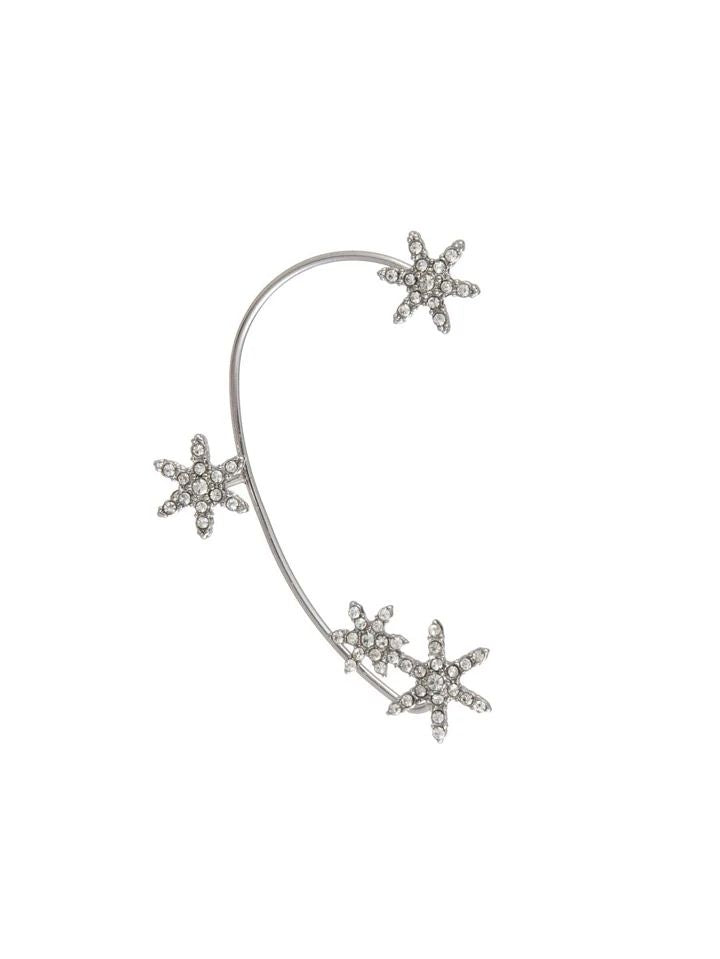 1pc Rhinestone Six-Pointed Star Decor Ear Wrap S4326261 - Tuzzut.com Qatar Online Shopping