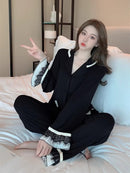 2 Pcs Women 's Long Sleeve Sleep Set S 532941 - TUZZUT Qatar Online Shopping