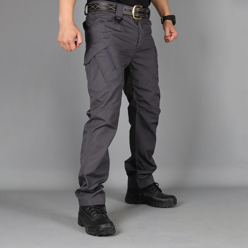 Tactical Pants Men's Military Combat Cargo Pants Cotton SWAT Casual Hiking Trousers 118441 - TUZZUT Qatar Online Shopping