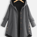 Women's Outerwear Winter Warm Thicken Hooded Coat 7012138