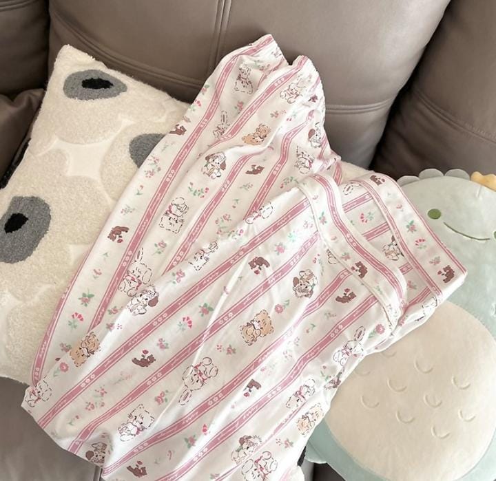 Women's Pajamas Long-sleeved Two-piece Set 501917 Women's Pajamas Long-sleeved Two-piece Set 501917