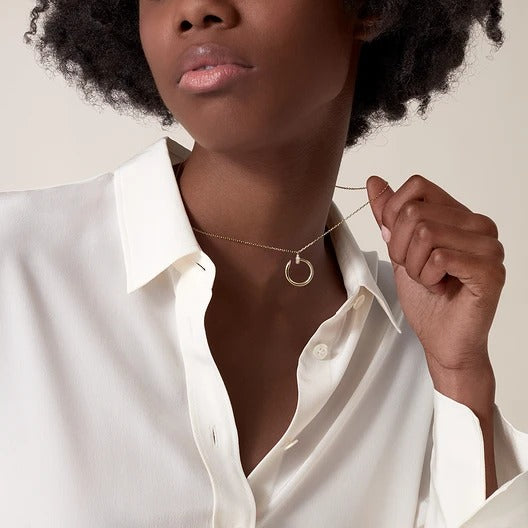 Juste Un Clou Pendant Necklace Yellow Gold S504531212 - TUZZUT Qatar Online Shopping