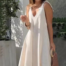 Women's Casual Sleeveless Maxi Dress   B101205 - TUZZUT Qatar Online Shopping
