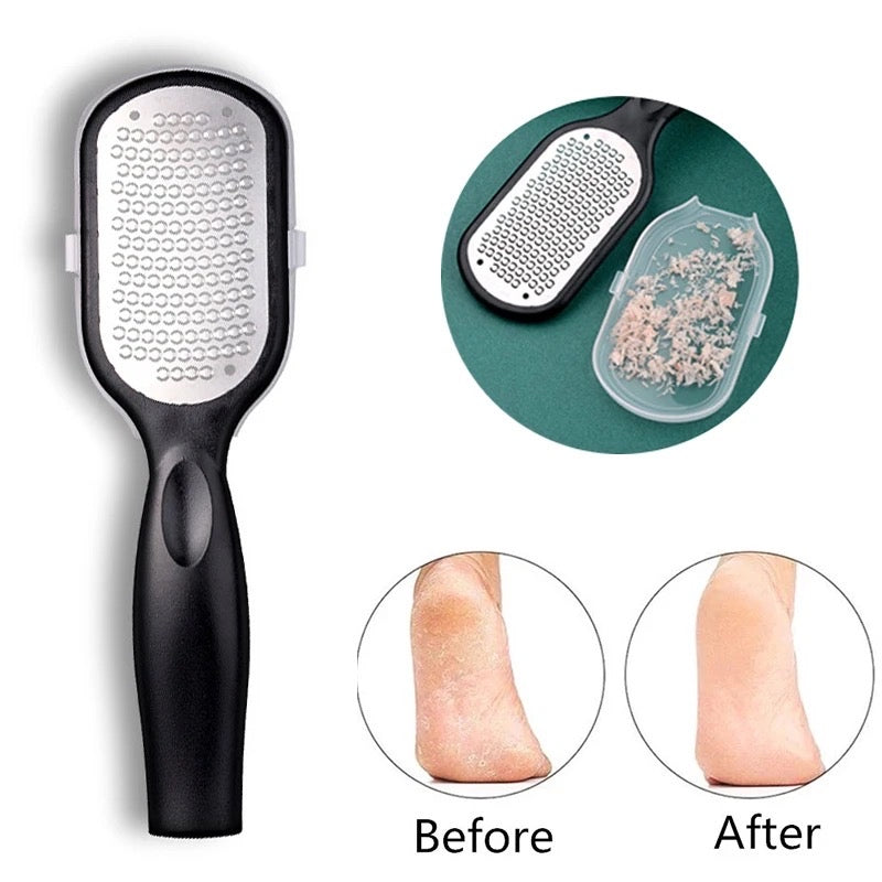 Stainless Steel Callus Remover Foot File Scraper Portable Multifunctional Foot File Foot Care Tools - Tuzzut.com Qatar Online Shopping