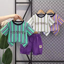 Kid'sO Neck Short Sleeve T-shirts and Shorts   504159 - TUZZUT Qatar Online Shopping