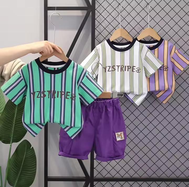 Kid'sO Neck Short Sleeve T-shirts and Shorts 504159 Kid'sO Neck Short Sleeve T-shirts and Shorts 504159