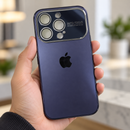 IP 14PRO Premium  Case with Camera Protection – Metallic Blue MF 1990