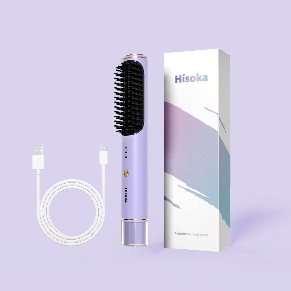 Hisoka Wireless Hair Straightener Hair Comb HK-WS7 Hisoka Wireless Hair Straightener Hair Comb HK-WS7