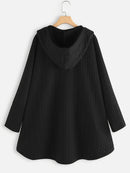 Women's Outerwear Winter Warm Thicken Hooded Coat 7012138